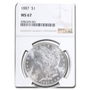 1887 Morgan Dollar MS-67 NGC