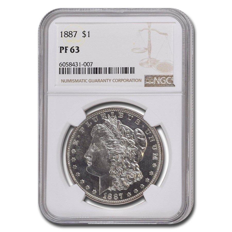 Buy 1887 Morgan Dollar PF-63 NGC | APMEX