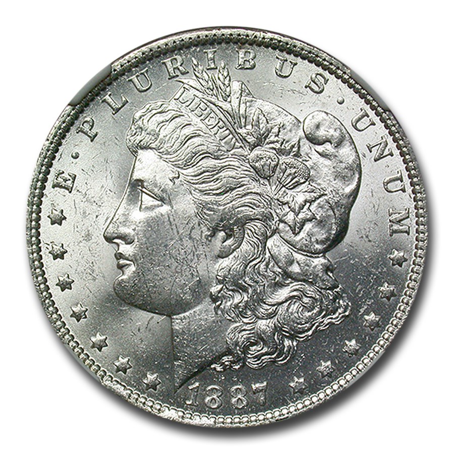 1887-O Morgan Dollar MS-62 NGC