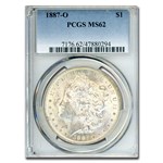 1887-O Morgan Dollar MS-62 PCGS