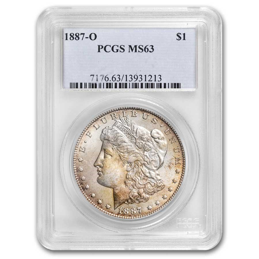 1887-O Morgan Dollar MS-63 PCGS (Toned)