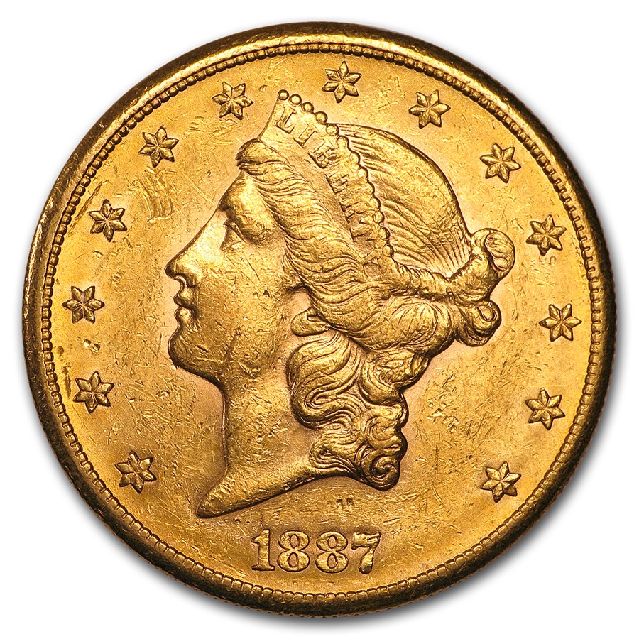 Buy 1887-S $20 Liberty Gold Double Eagle AU | APMEX