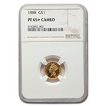 1888 $1 Indian Head Gold Dollar PF-65+ Cameo NGC