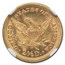 1888 $2.50 Liberty Gold Quarter Eagle MS-65+ NGC