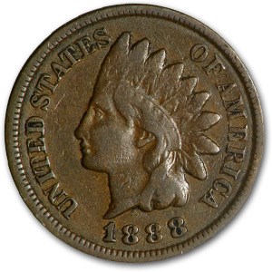 Buy 1888 Indian Head Cent Fine | APMEX