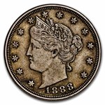 1888 Liberty Head V Nickel XF