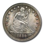 1888 Liberty Seated Quarter MS-65 NGC