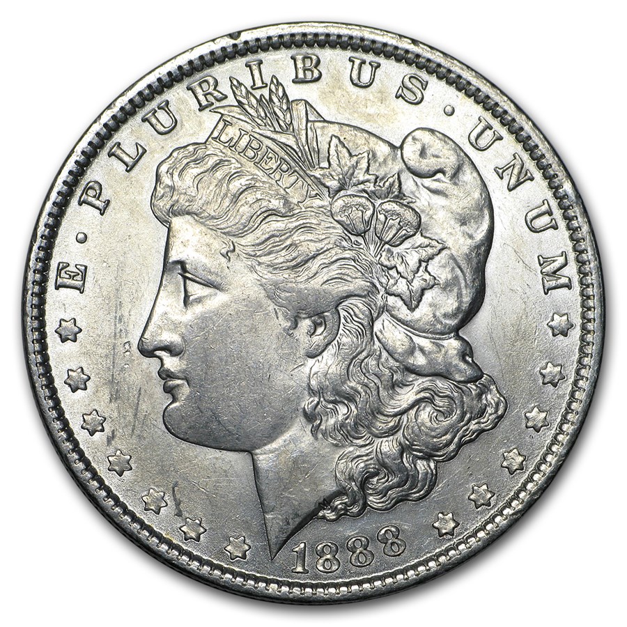 1888 Morgan Dollar AU