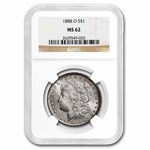 1888-O Morgan Dollar MS-62 NGC