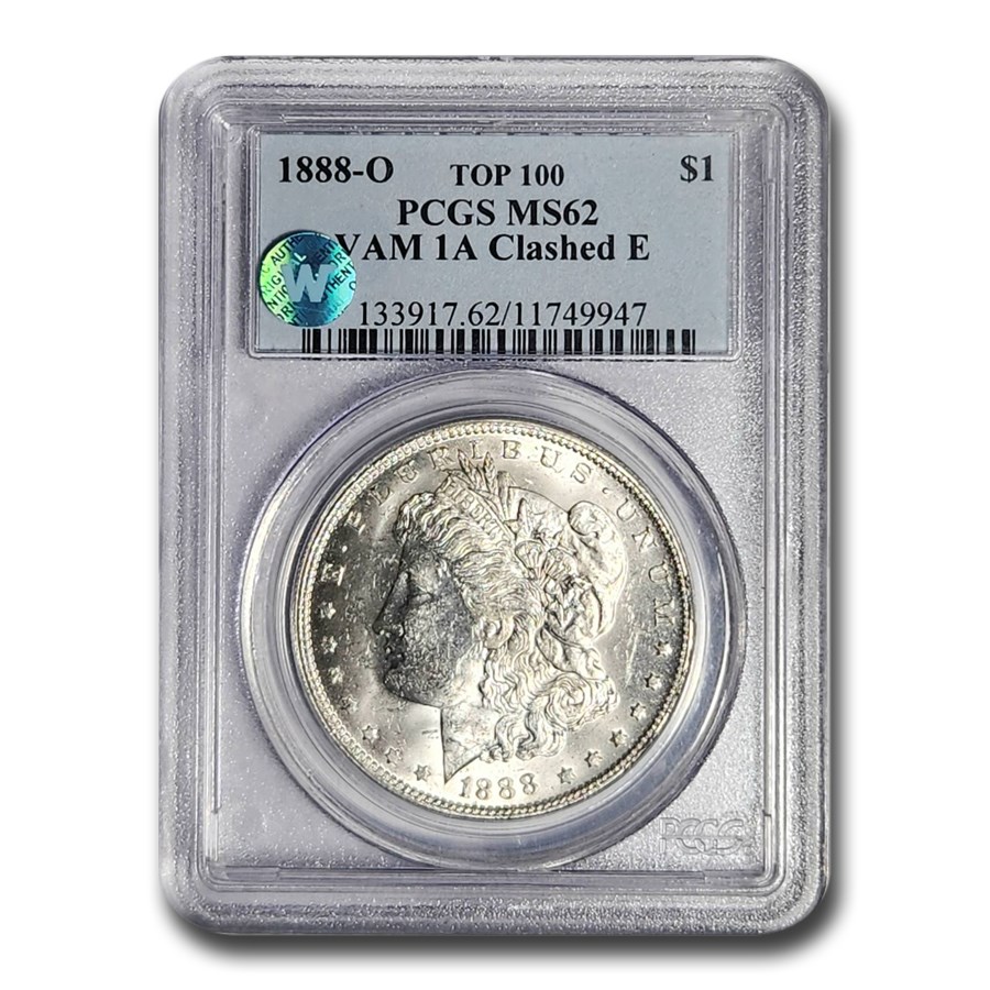 Buy 1888-O Morgan Dollar MS-62 PCGS (VAM 1A Clashed E) | APMEX