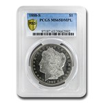 1888-S Morgan Dollar DMPL MS-65 PCGS