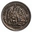1889-As Mexico Silver 25 Centavos AU