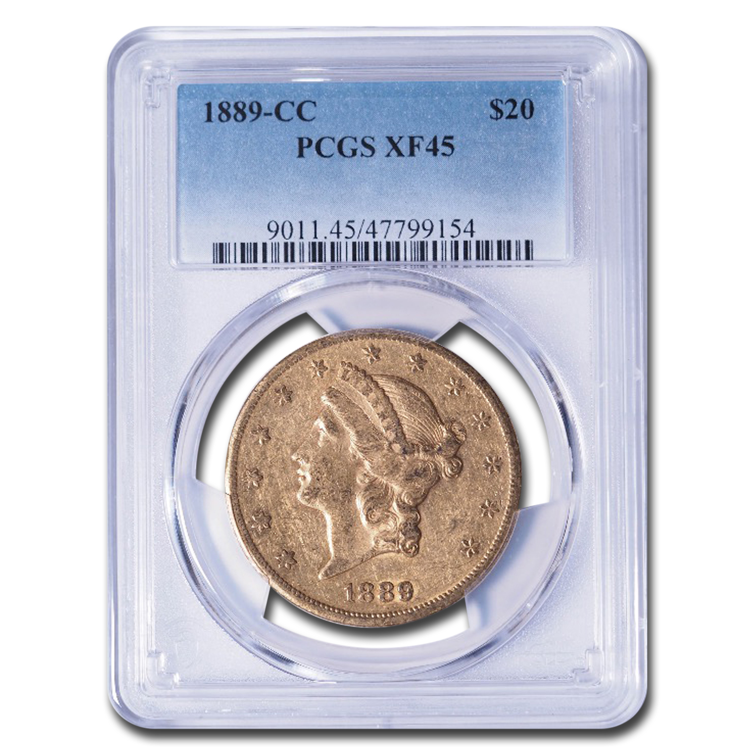 Buy 1889-CC $20 Liberty Gold Double Eagle XF-45 PCGS | APMEX