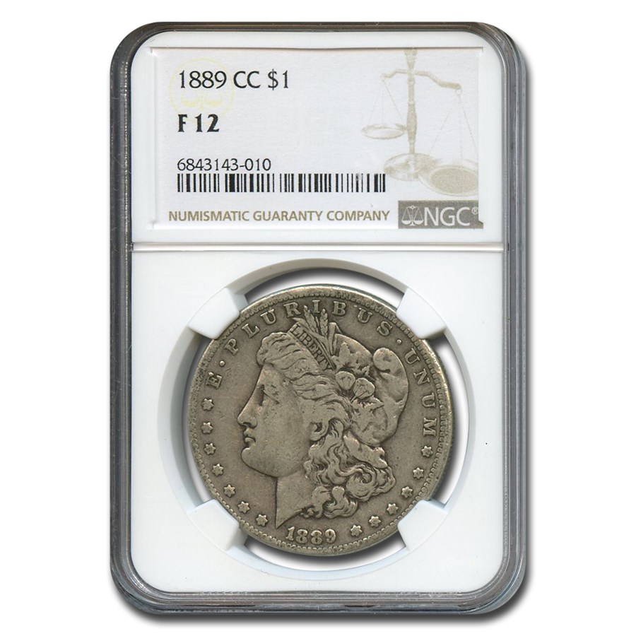 1889-CC Morgan Dollar Fine-12 NGC