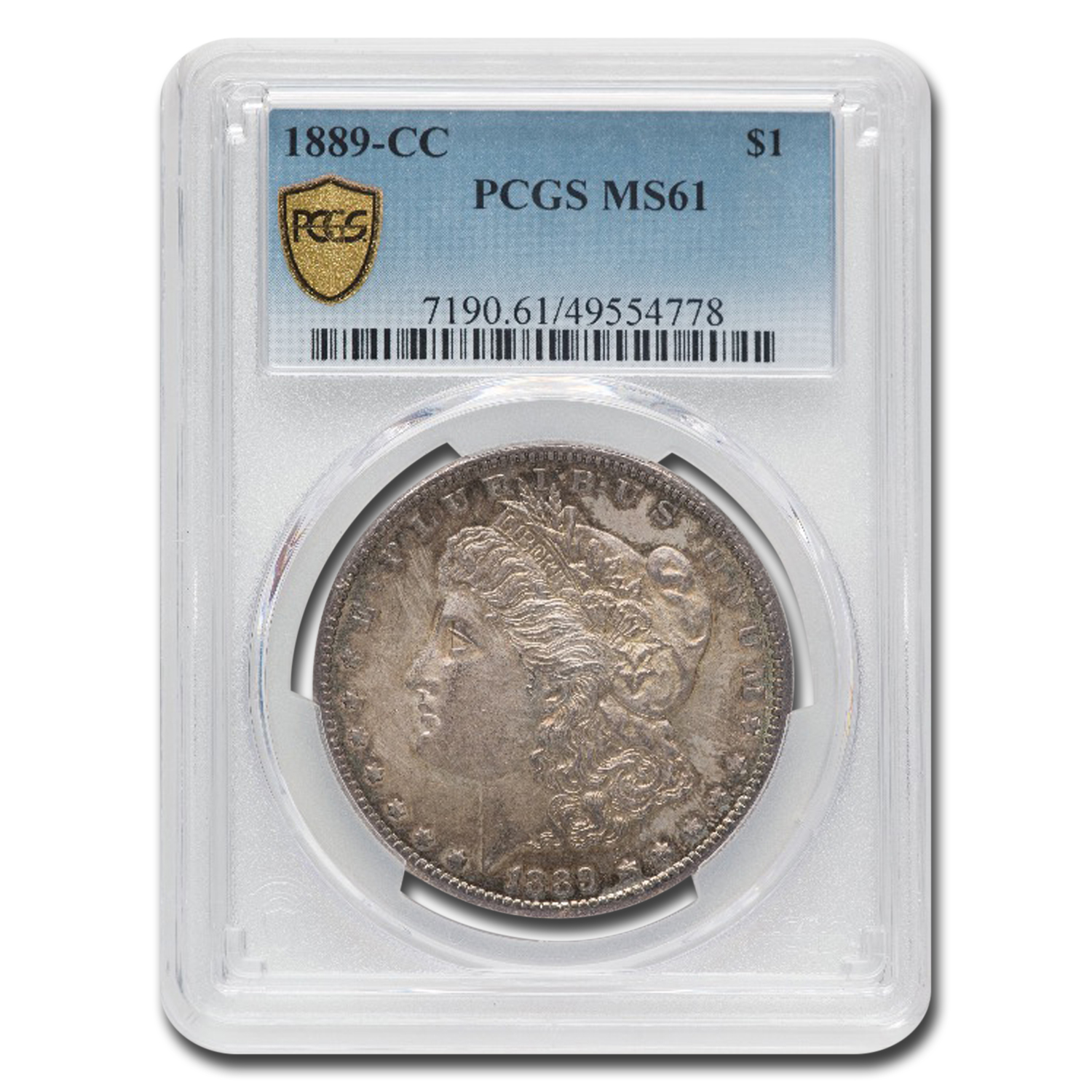 Buy 1889-CC Morgan Dollar MS-61 PCGS | APMEX