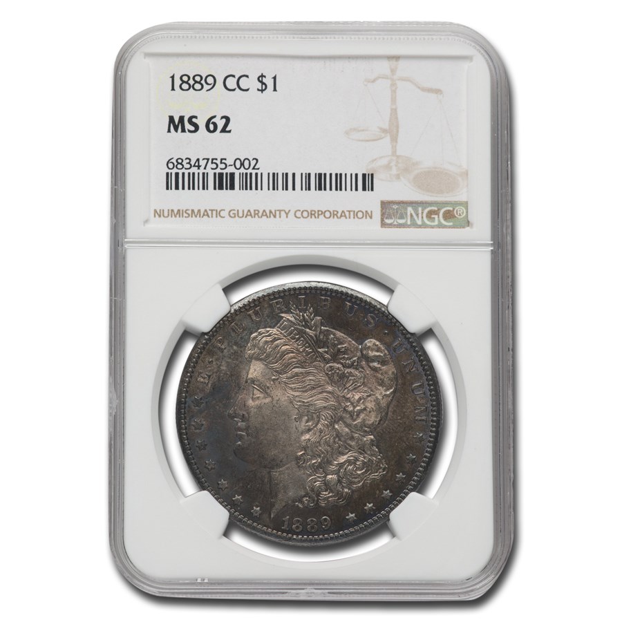 1889-CC Morgan Dollar MS-62 NGC