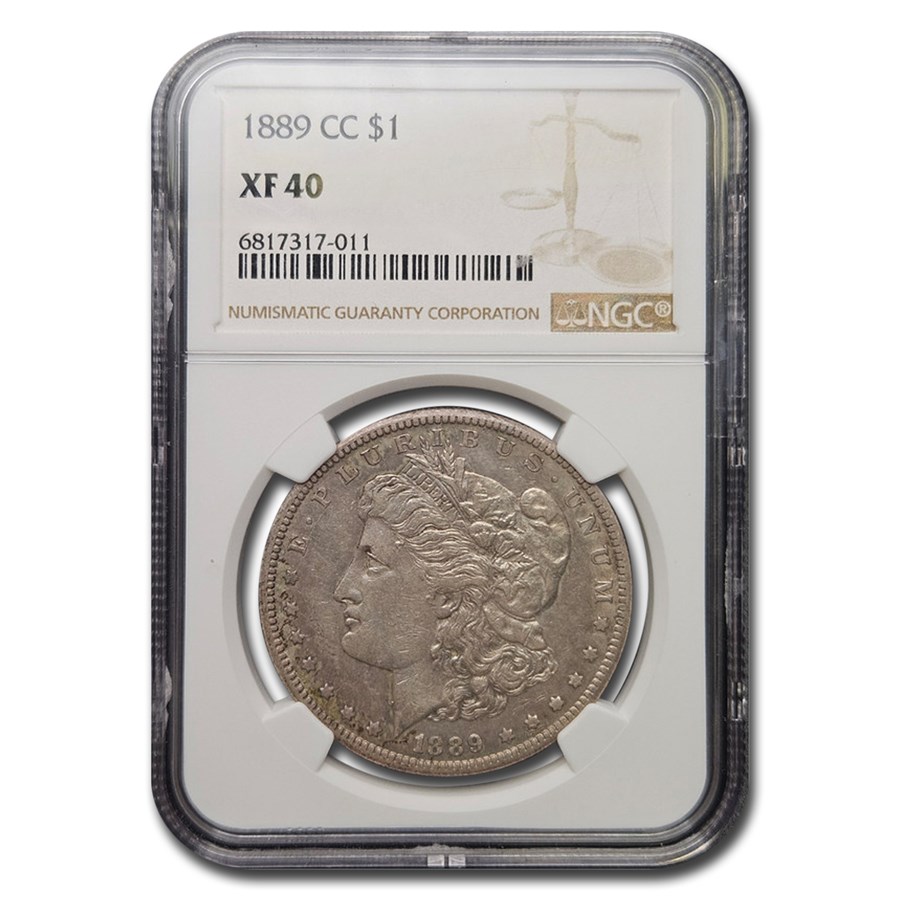 Buy 1889-CC Morgan Dollar XF-40 NGC | APMEX