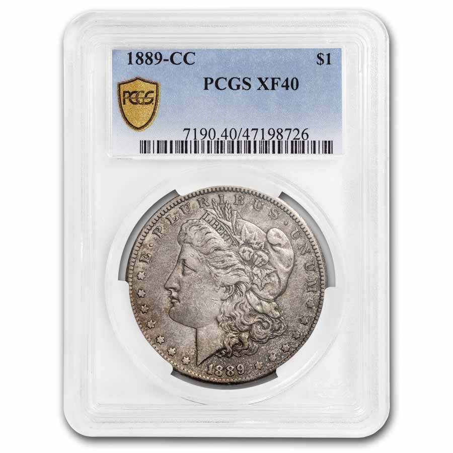 1889-CC Morgan Dollar XF-40 PCGS