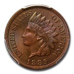 1889 Indian Head Cent PR-66 PCGS CAC (Brown)