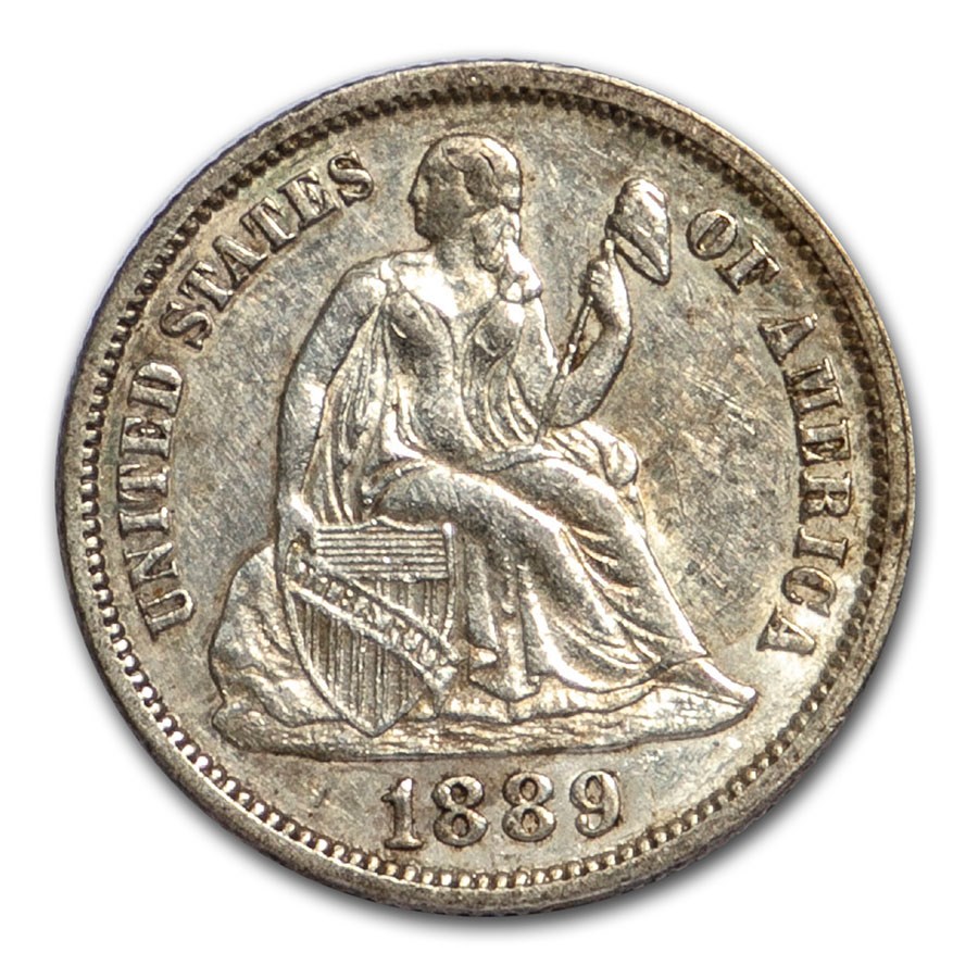 Buy 1889 Liberty Seated Dime Au Apmex