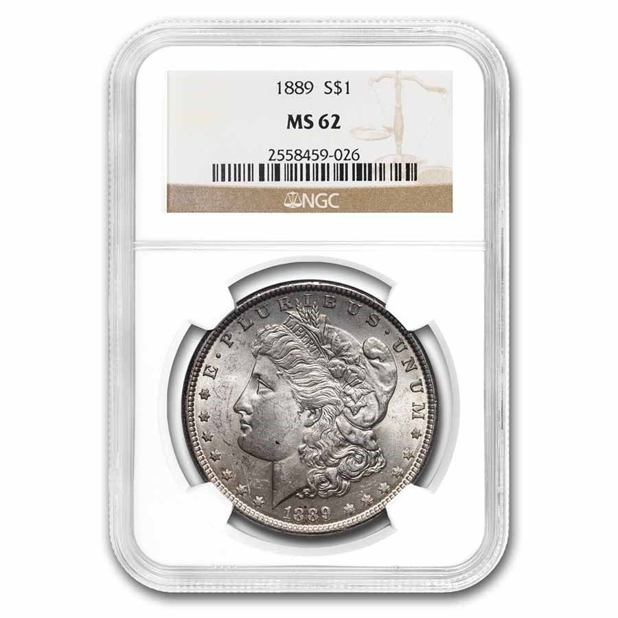 1889 Morgan Dollar MS-62 NGC