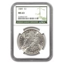 1889 Morgan Dollar MS-63 NGC (Green Label)