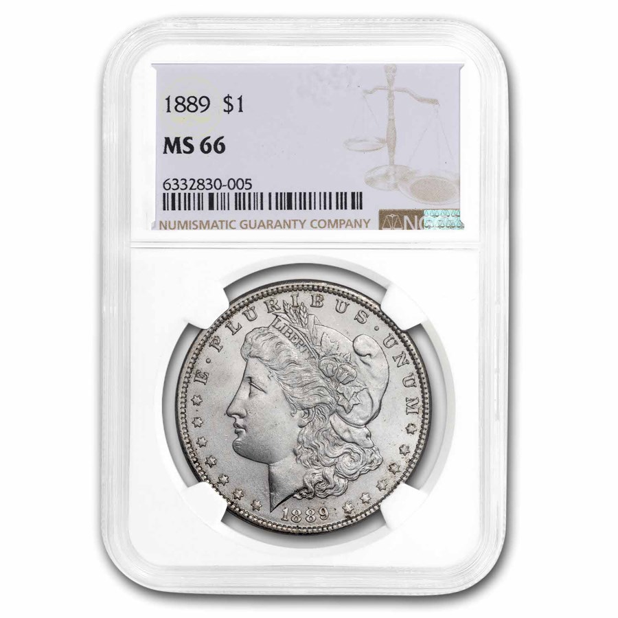 1889 Morgan Dollar MS-66 NGC