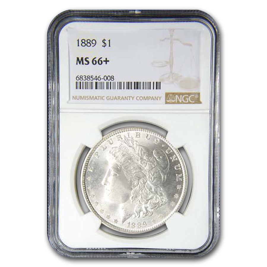 1889 Morgan Dollar MS-66+ NGC