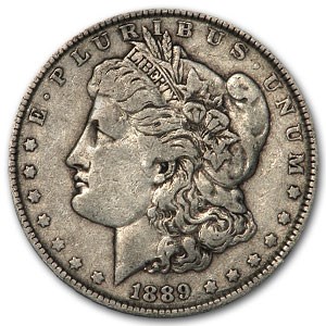 1889 Morgan Dollar VG/VF