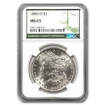 1889-O Morgan Dollar MS-63 NGC (Green Label)