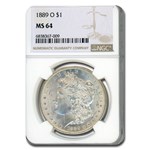 1889-O Morgan Dollar MS-64 NGC