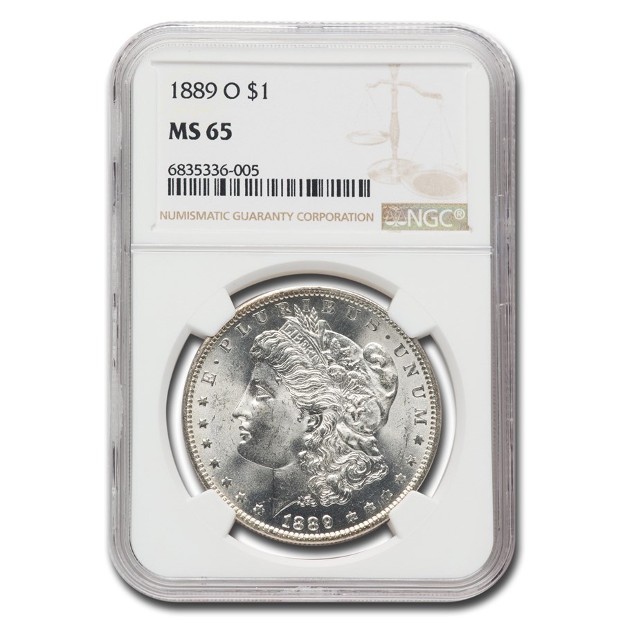 1889-O Morgan Dollar MS-65 NGC