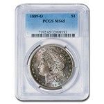 1889-O Morgan Dollar MS-65 PCGS (Beautiful Toning)