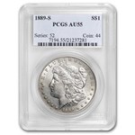 1889-S Morgan Dollar AU-55 PCGS