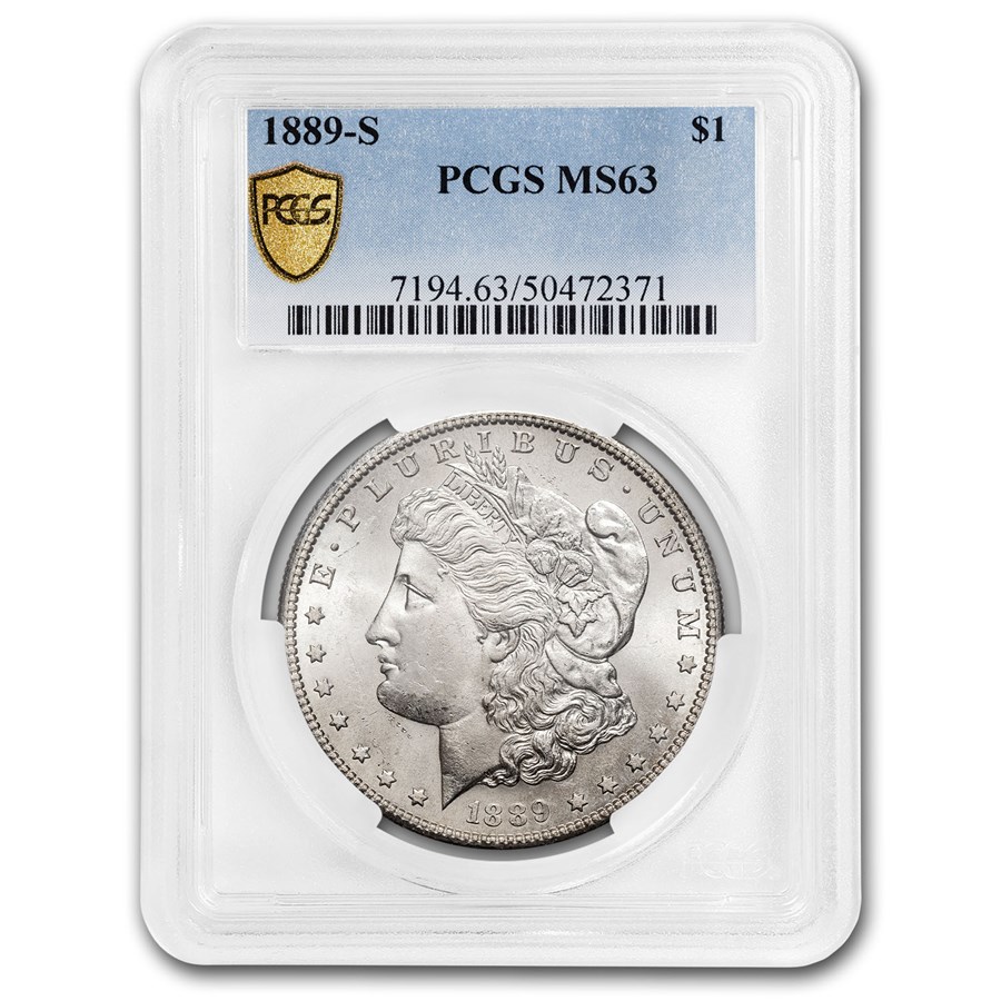 Buy 1889-S Morgan Dollar MS-63 PCGS | APMEX