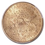 1890-CC $20 Liberty Gold Double Eagle AU-55 PCGS