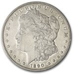 1890-CC Morgan Dollar AU Details (Cleaned)