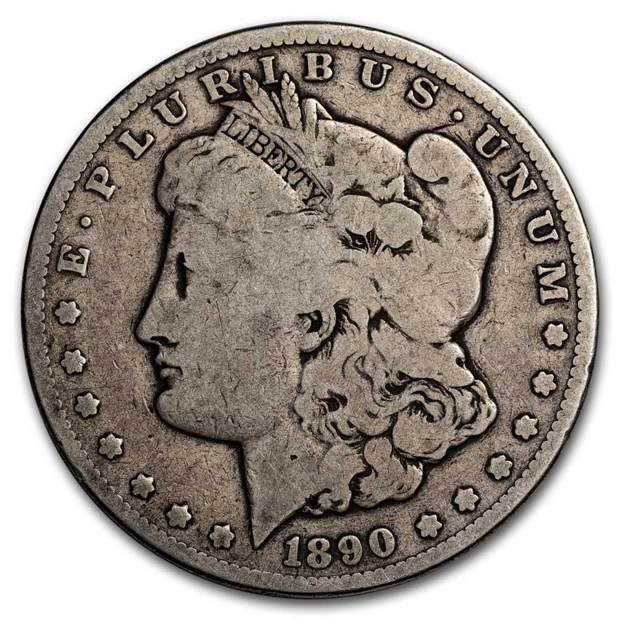 1890-CC Morgan Dollar Good (VAM-4 Tailbar)