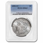 1890-CC Morgan Dollar MS-63 PCGS