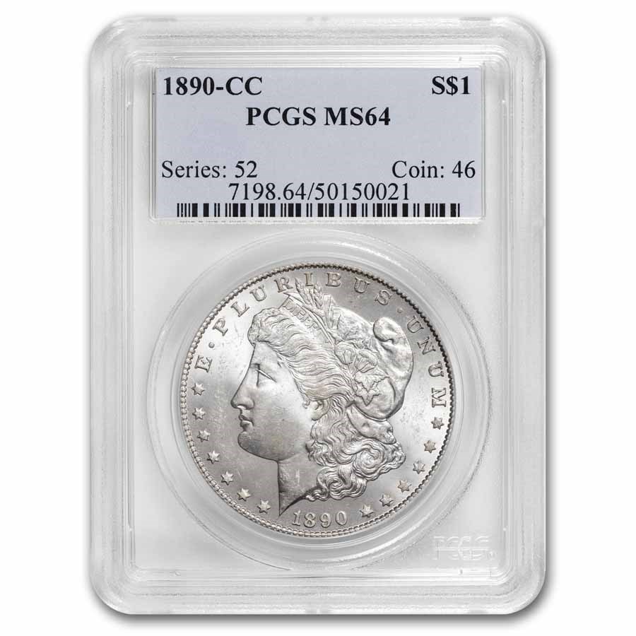 Buy 1890-CC Morgan Dollar MS-64 PCGS | APMEX