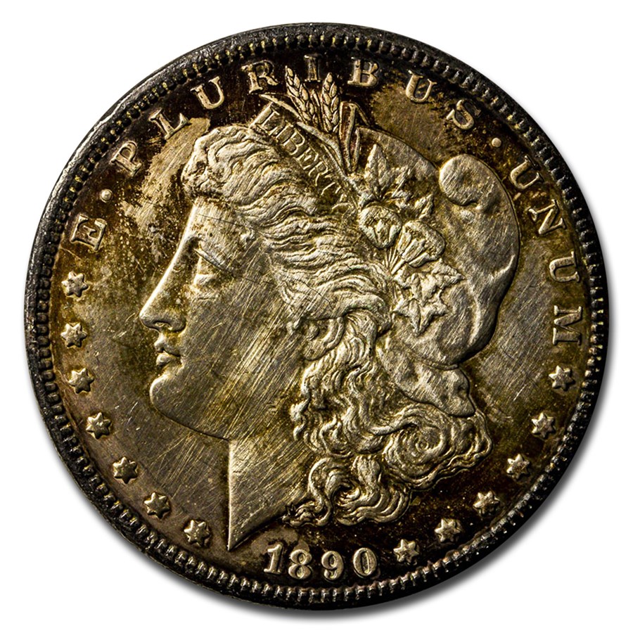 1890-CC Morgan Dollar XF Details (Cleaned)
