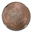 1890 German East Africa Pesa MS-64 NGC (Brown)