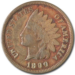 Buy 1890 Indian Head Cent XF | APMEX