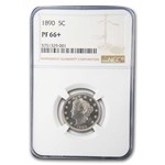 1890 Liberty Head V Nickel PF-66+ NGC