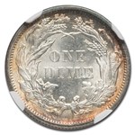 1890 Liberty Seated Dime MS-64 NGC