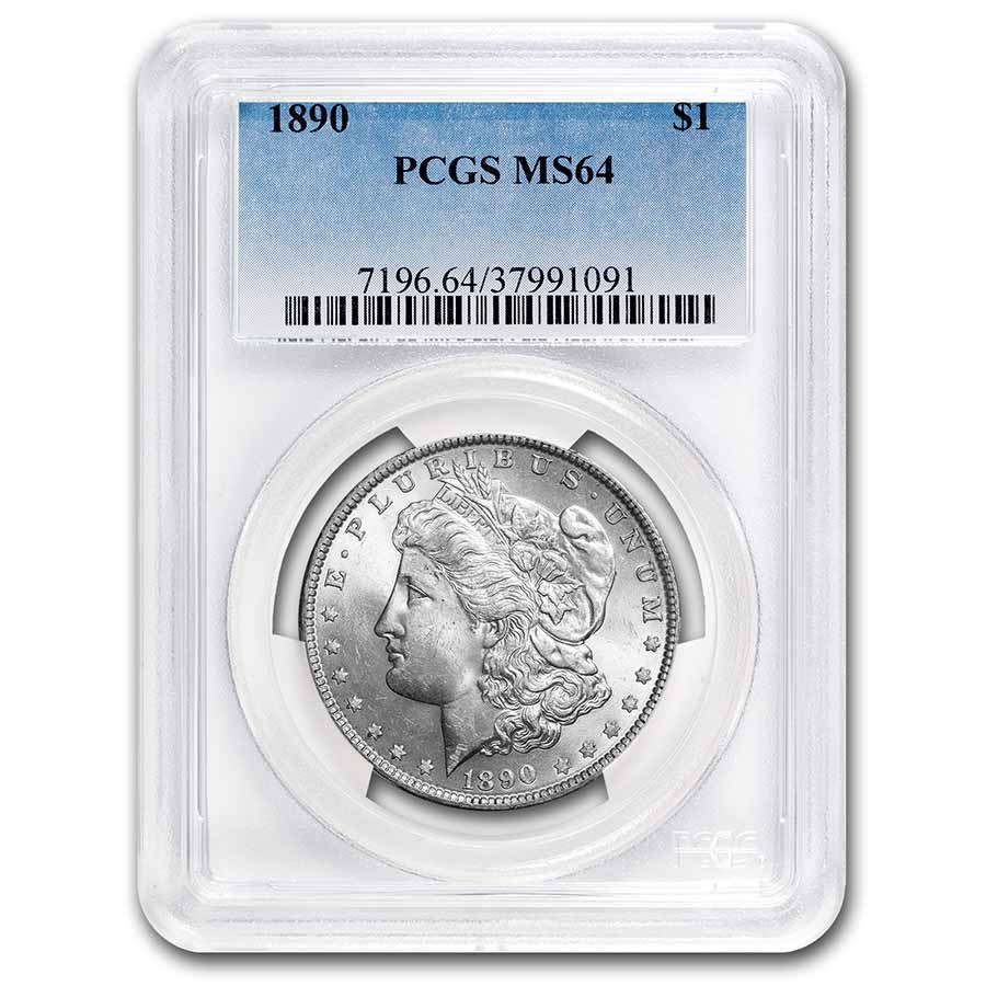 1890 Morgan Dollar MS-64 PCGS