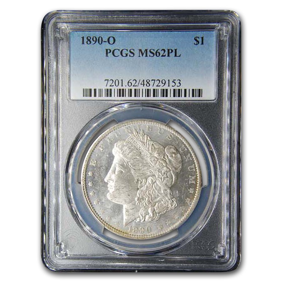 1890-O Morgan Dollar MS-62 PCGS (PL)