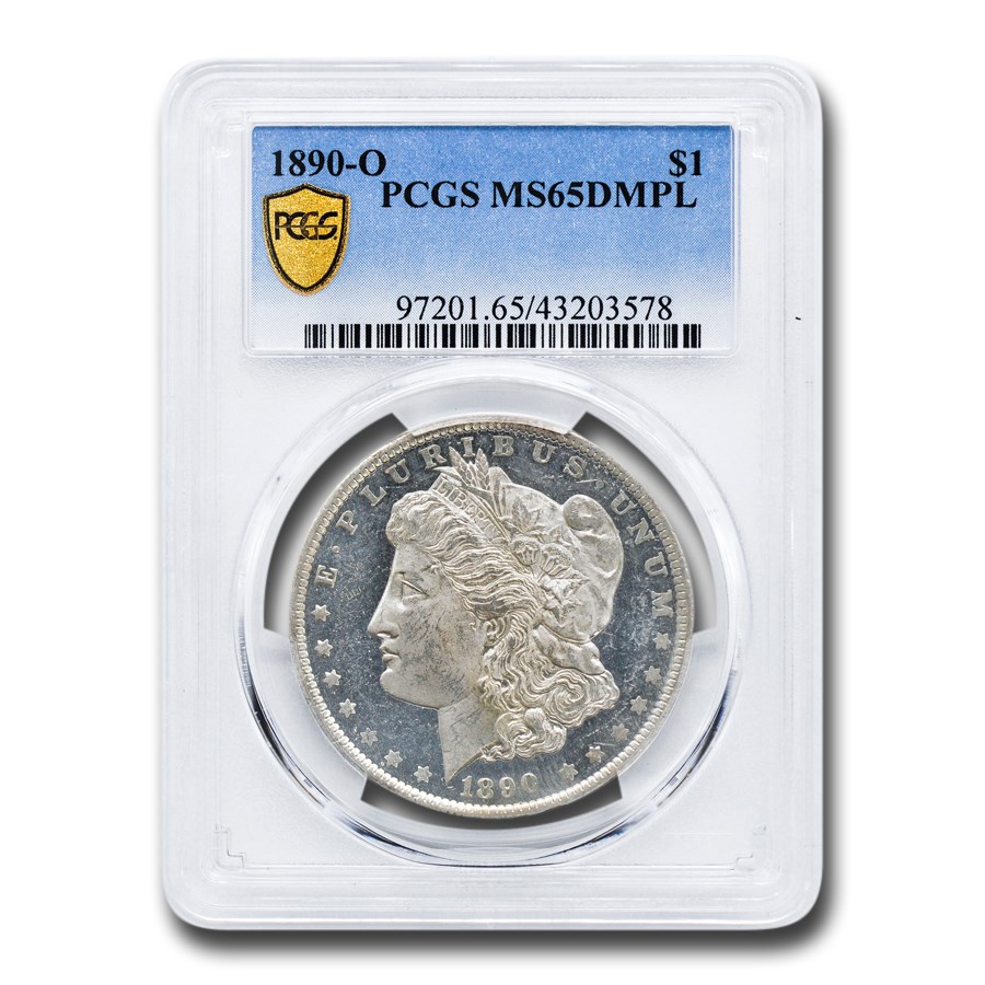 1890-O Morgan Dollar MS-65 DMPL PCGS