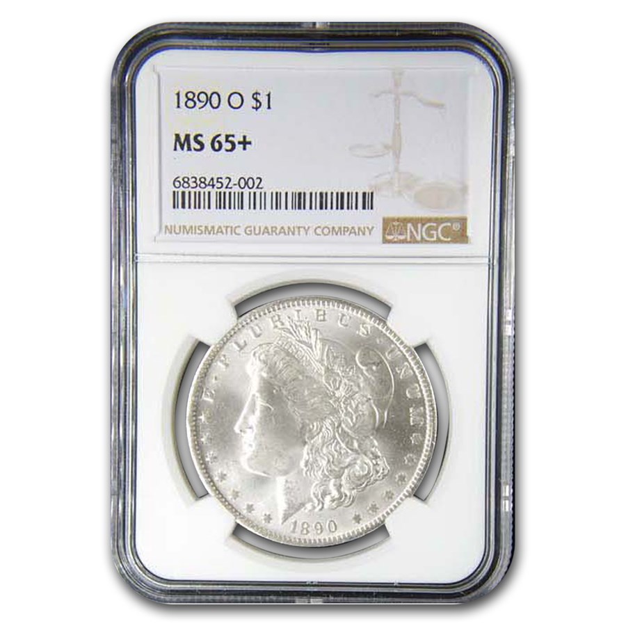 1890-O Morgan Dollar MS-65+ NGC