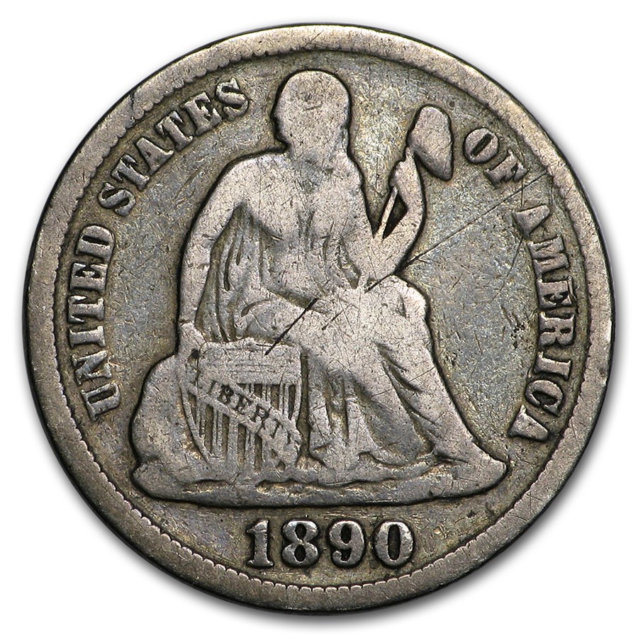 Buy 1890-S Liberty Seated Dime Fine | APMEX